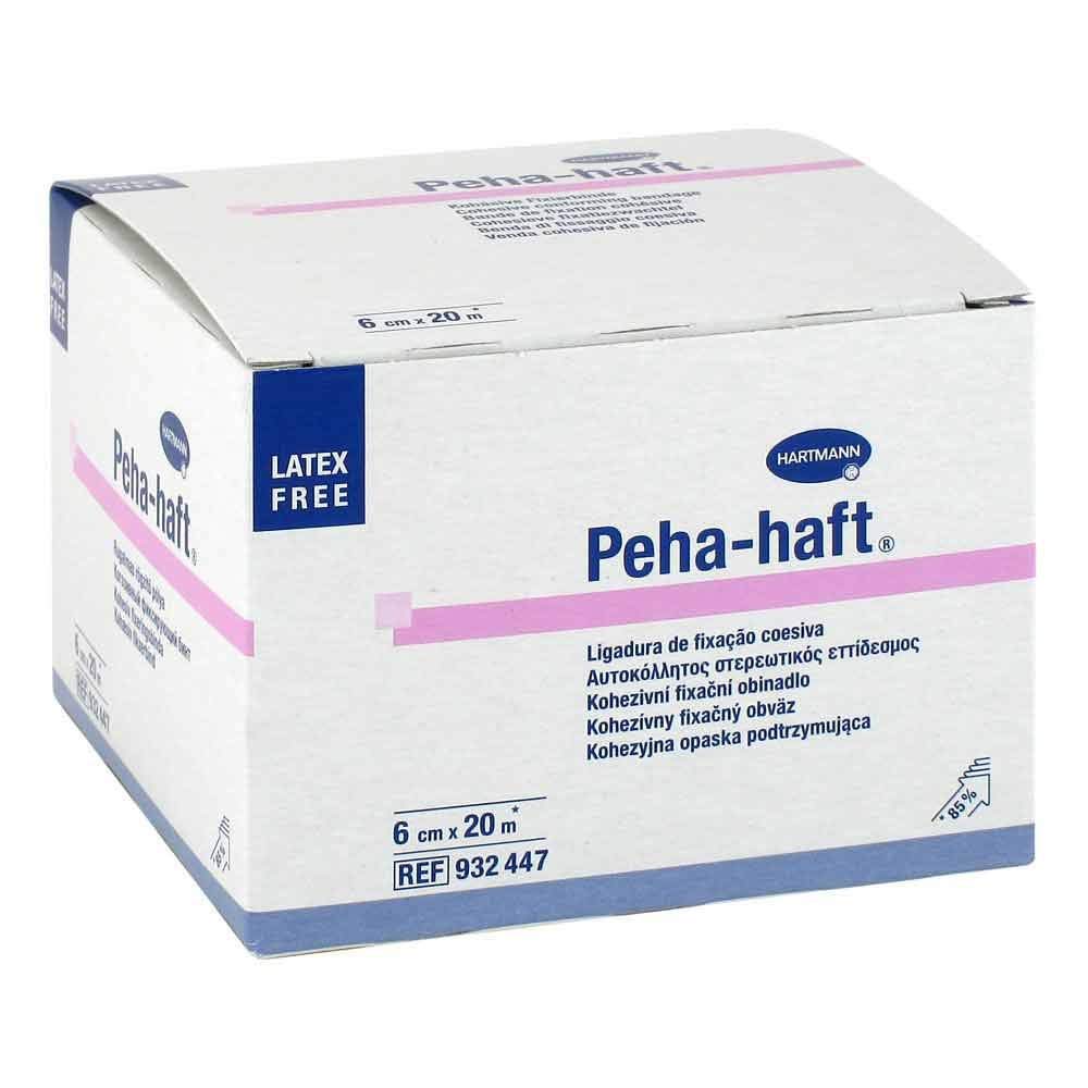 Vendaje cohesivo elástico Peha-Haft azul para protección articular en actividades deportivas