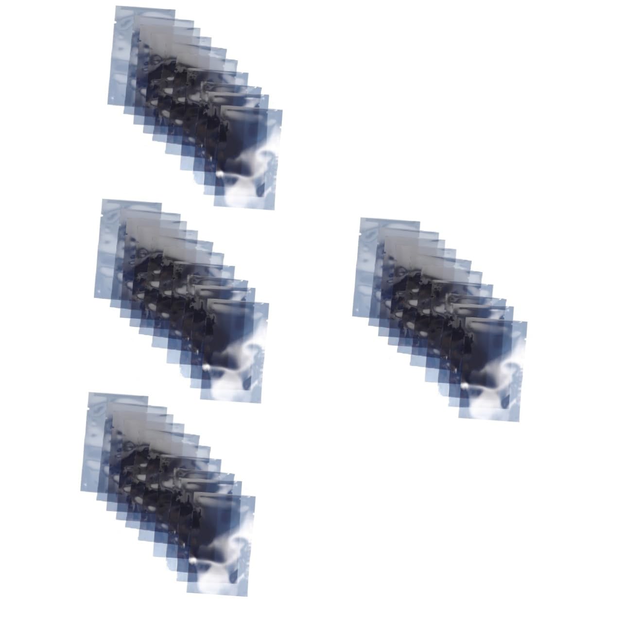 STOBOK s Plastic Pcs Anti-static electrostatic discharge resealable esd s gy dime small gies anti static packaging tiny composite material daily use outdoor Portable Storage Bag