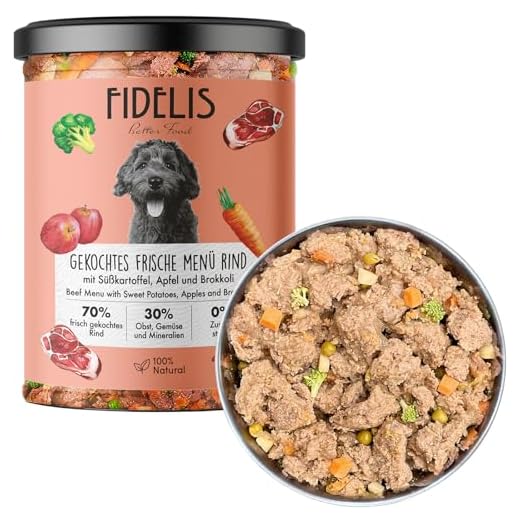 Fidelis Frische-Menü für Hunde im Glas