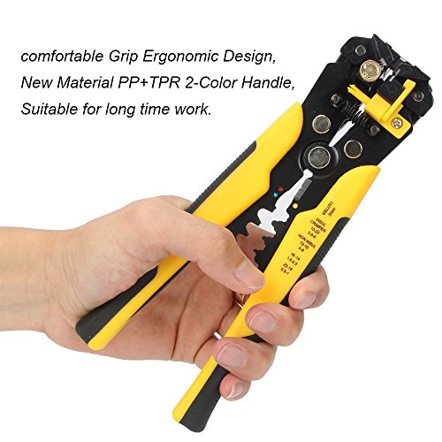 Self-Adjusting Wire Stripper,Cable Cutter Crimper,Automatic Wire Stripping Tool/Cutting Pliers Tool for Industry
