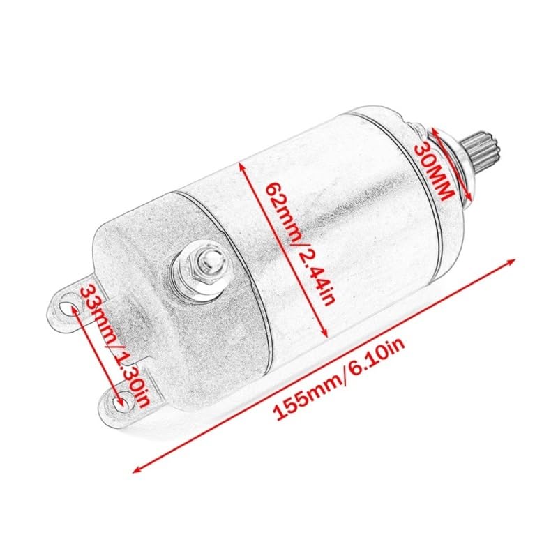 Motor de arranque CBR1000RR 2006-2007 compatible con 31200-MEL-D21 2