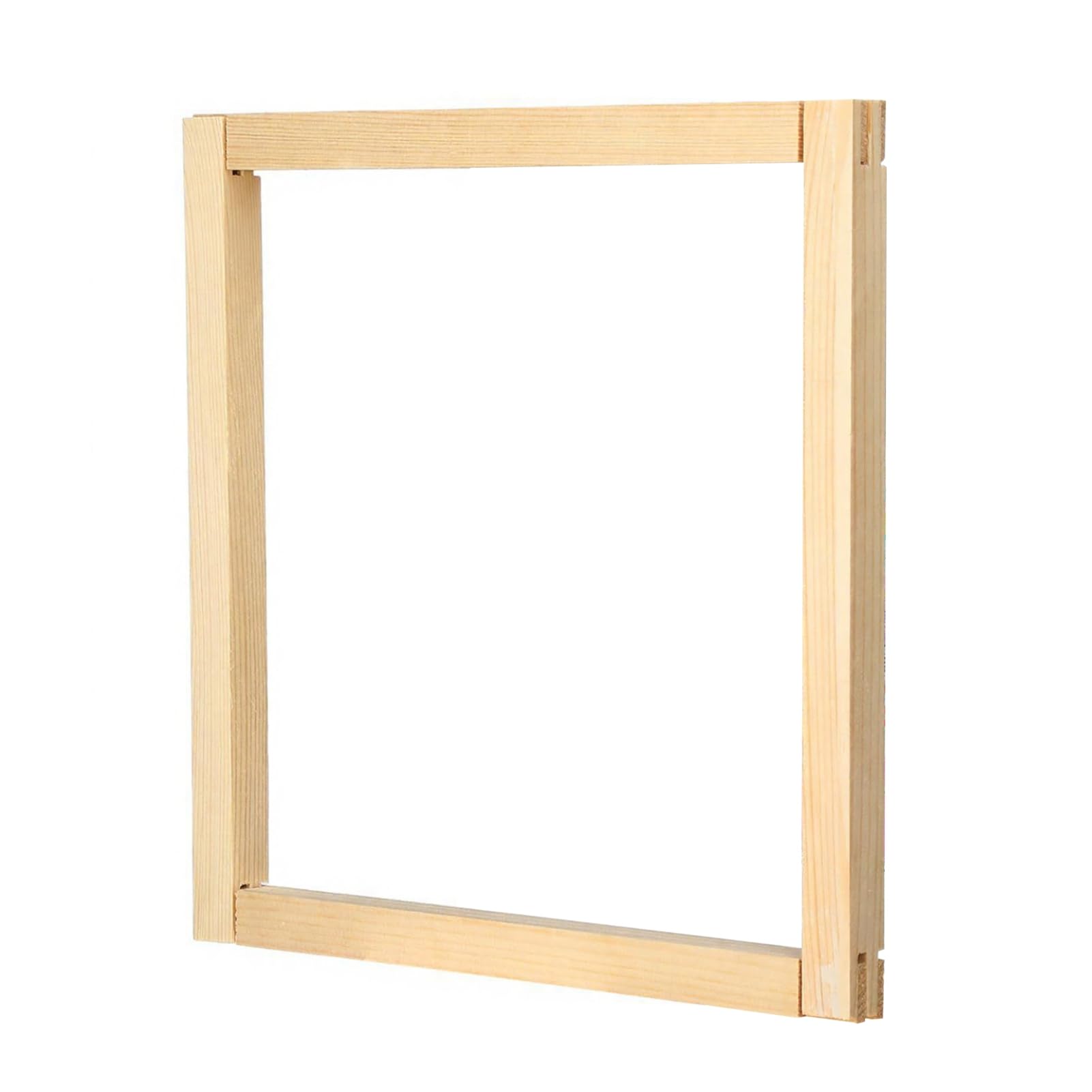 sugerou DIY Embroidery Frame Wooden Needlework Stretcher Bars for Cross Stitch Crafting Adjustable Needlepoint Canvas Support Tool Durable Natural Wood Quilting Silk Painting Frames 15.93" 0.67"