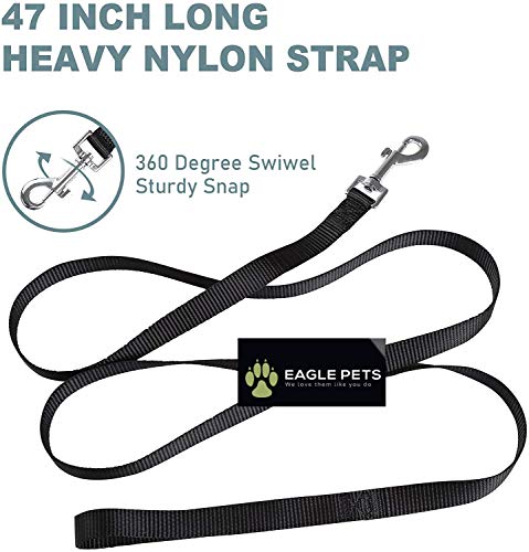 Image of Dog Collar and Leash Set, Adjustable Nylon Collar with Leash for Small Medium and Large Dogs, Quick Release and Breathable Collar for Puppies (Small, Black)