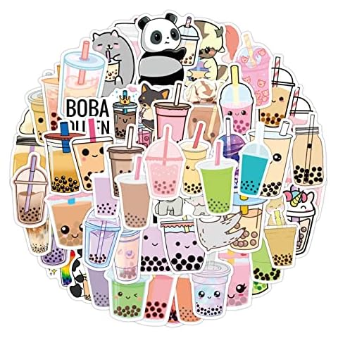 Scrapbooking Stickers, 50PCS Cute Stickers Aesthetic Vinyl Waterproof Stickers, Self-Adhesive Note Paper Stickers for Teens Decorate Bottles,Laptop,Notebook,Luggage,Wall,Window Cover