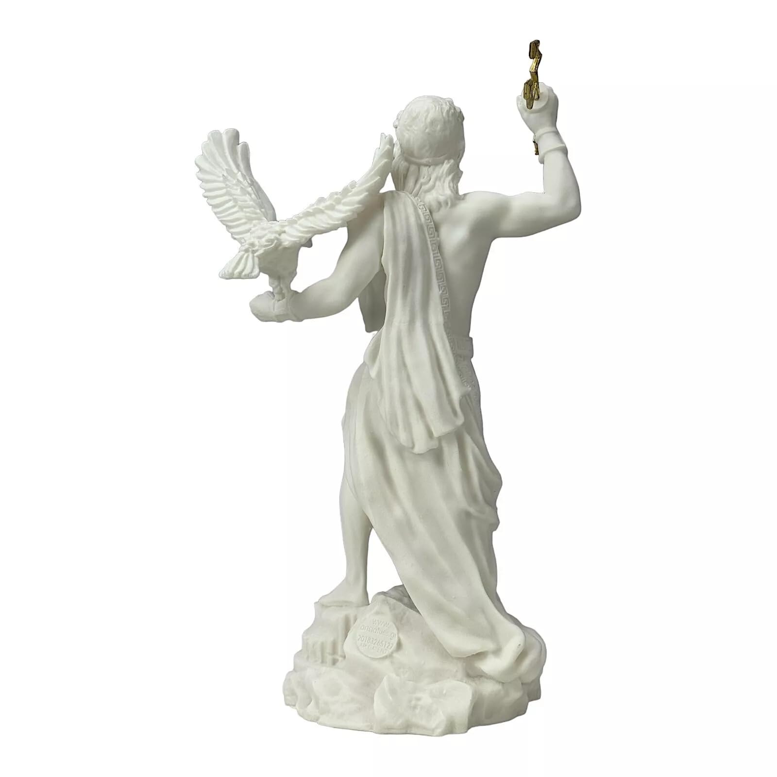 Zeus Giove Re degli Dei & Cielo con Thunderbolt Statua Greco-Romana Scultura