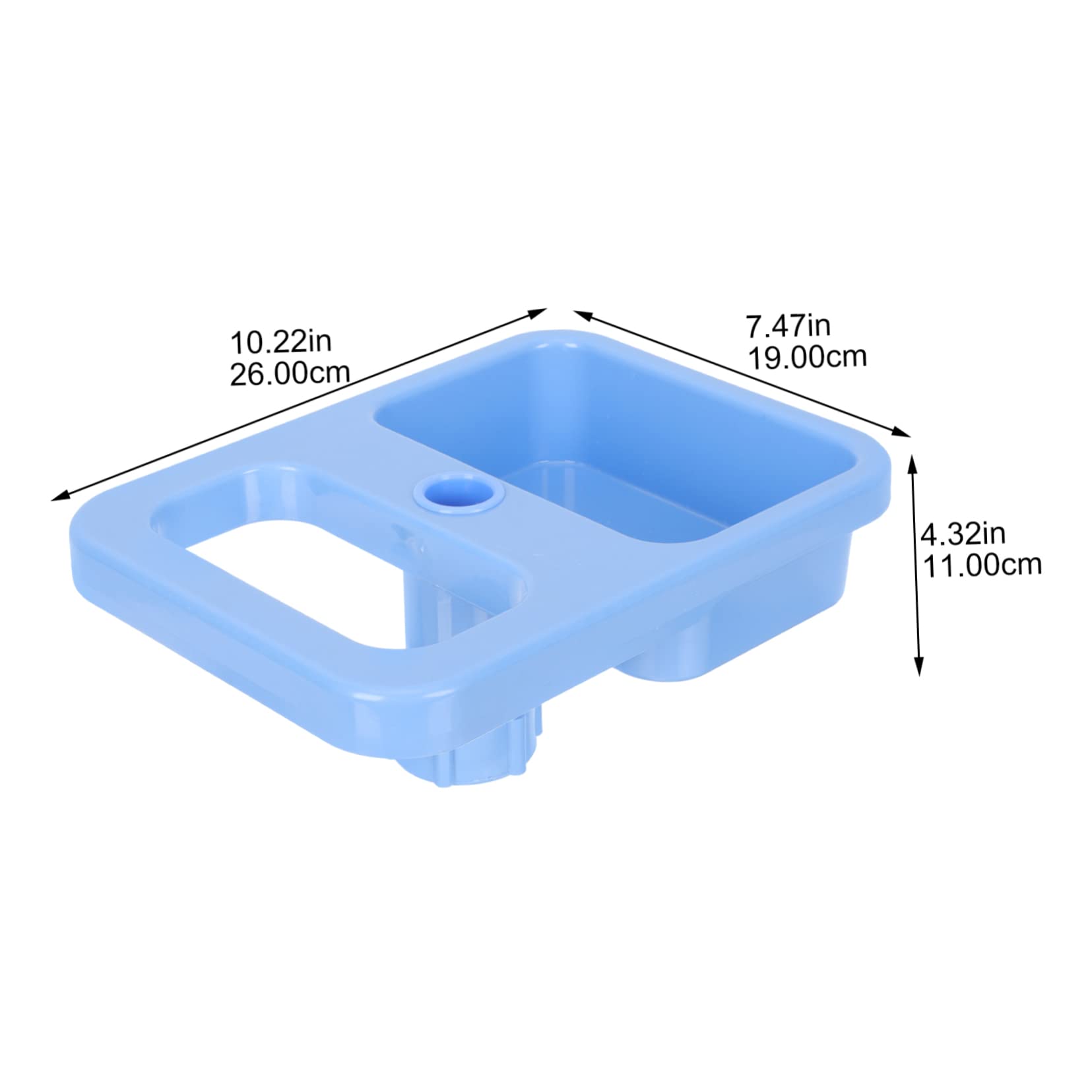 Unomor Infusion Stand Plate Drip Stand Storage Tray Plastic Plate Medical Supplies Easy to Install
