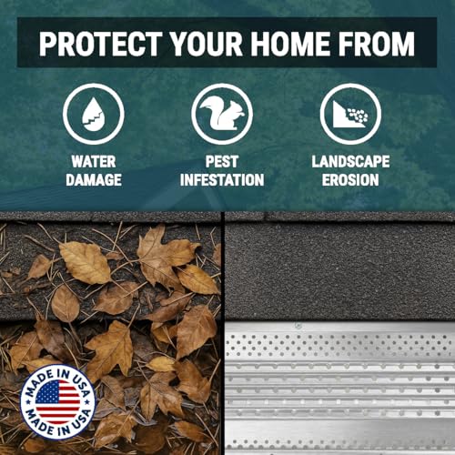 Image of All-Aluminum, Raptor Gutter Guard in Black. Fits a 5 inch Gutter -48ft to a Box