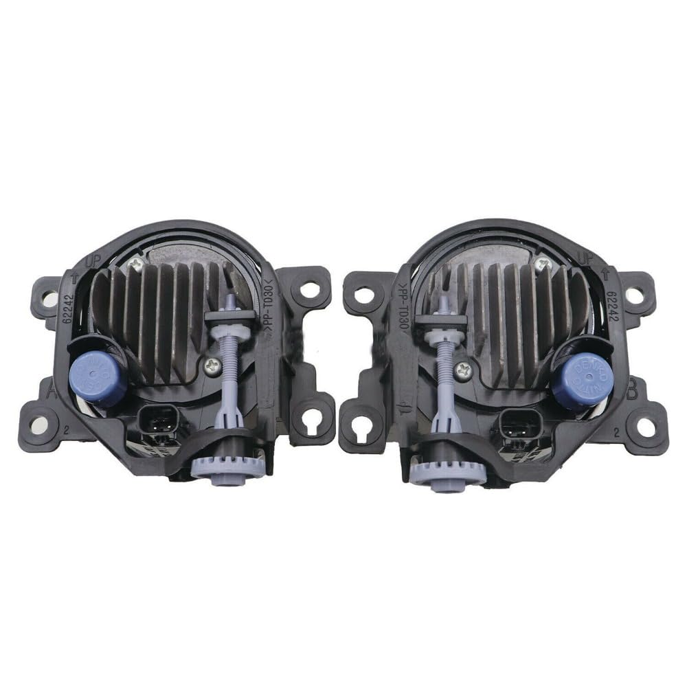 MTOSYSARI Pair of Fog Light Assembly Replacement For 2017-2021 Honda Pilot Passport Replaces 33900-TBA-A01 33900-TEY-Y01 33950-TBA-A01 Left+Right