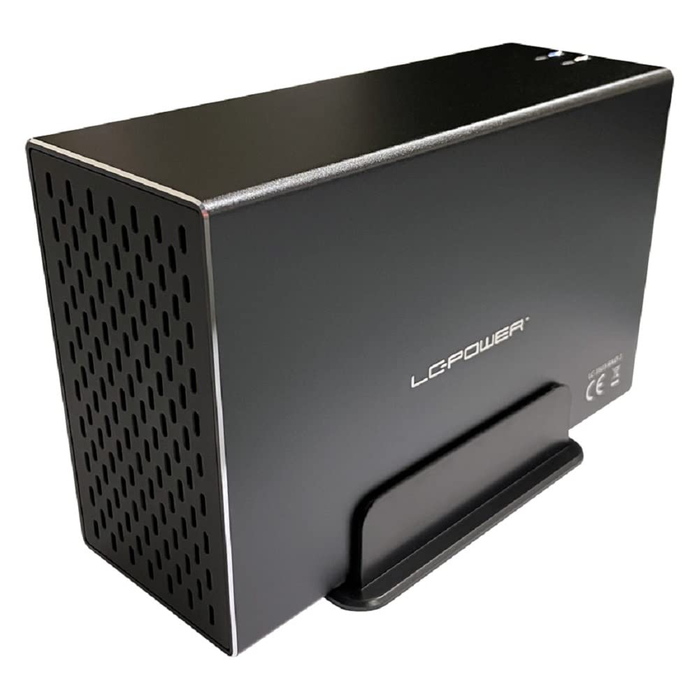 LC-Power USB3.0 HDD/SSD Gehäuse 3.5'' SATA3 RAID Aluminiumgehäuse 3,5" USB 3.0