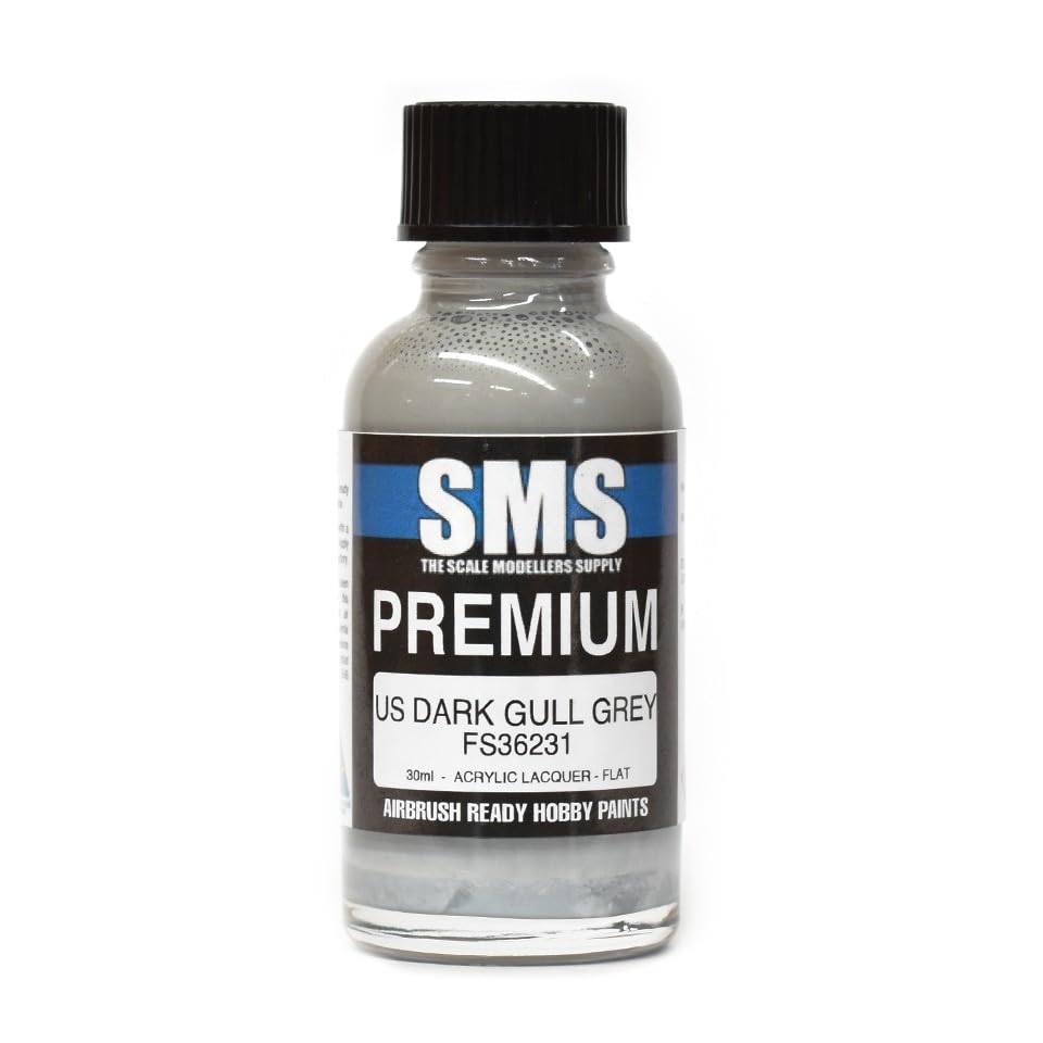 SMS The Scale Modellers Supply Premium US DARK GULL GREY FS36231 30ml - Airbrush Ready Hobby Paint