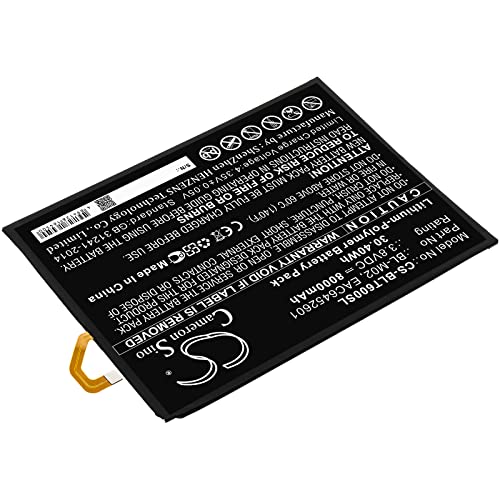 Ejjinenbby Replacement Battery Compatible for LG LM-T600VS G Pad 5 10.1 LM-T600QS LM-T600TS LM-T600L G Pad 5 10.1 FHD (8000mAh/3.8V), EAC6452601 BL-M02 Battery