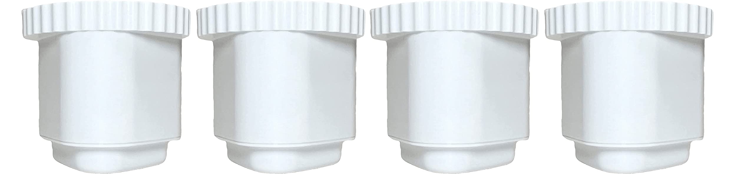 Nispira Recambios Dispensador de Agua, Repuesto de Filtro de Jarra de Agua para Epic Pure, Seychelle, Aquagear | Elimina Fluoruro, Cloro, Plomo, Olor y Más | 150 Galones 4 Paquetes