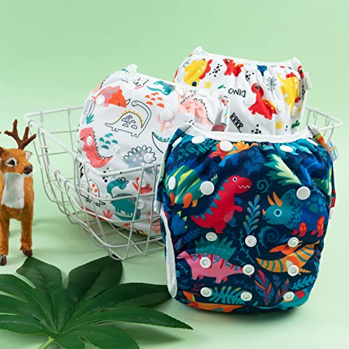 Babygoal Baby Swim Diapers, Reusable Adjustable Washable One Size Fits 0-8M Baby Boy & Girl Gifts And Swimming Lessons 3 Pack 3Sd28 #TOP6