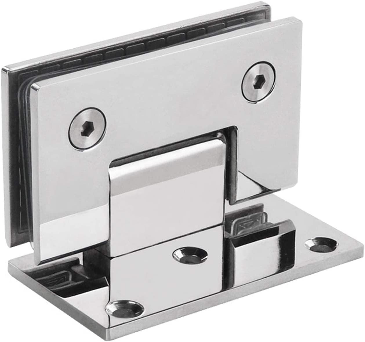 Glass Door Hinges???Shower Door Hinges??? Shower Door Hinges, T-Hinge Heavy, Glossy Hinged Bathroom ...