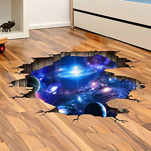 Blue Purple Galaxy Wall Decals, Removable...