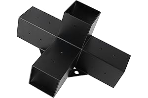 Pergola 4x4 Metal Bracket - 4 Way Aluminum Extension Arm