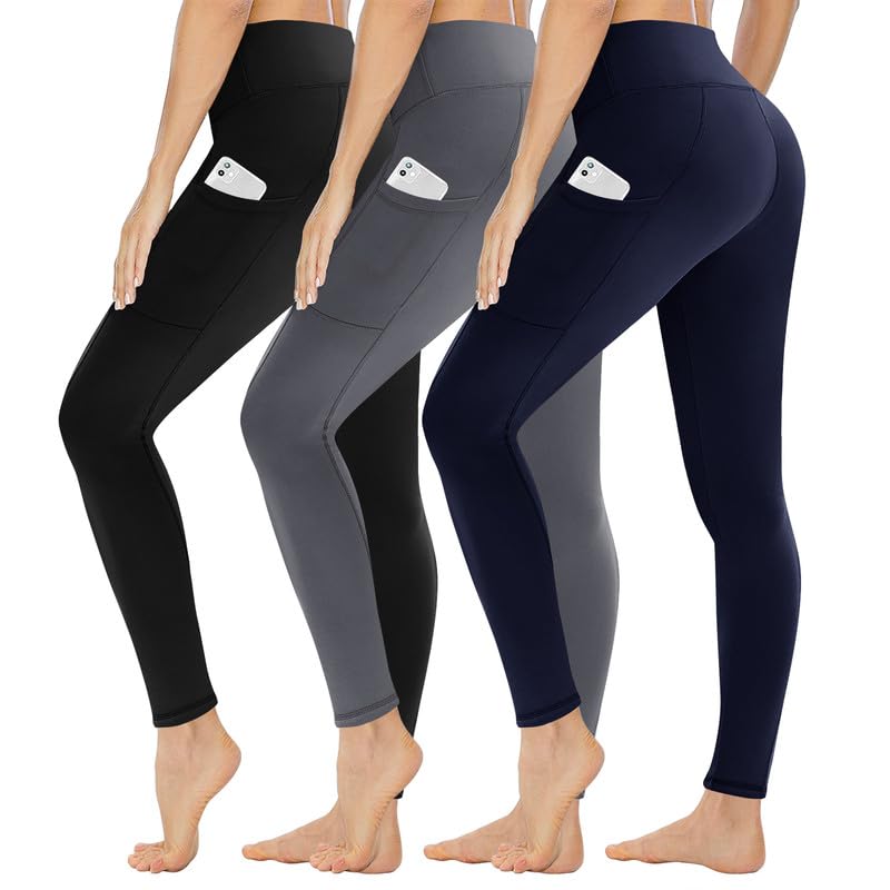 Gayhay 3er Pack Leggings Damen High Waist Sportleggings Blickdicht...