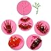 6Pcs/Set Halloween Fondant Molds, Halloween Bat Pumpkin Spider Owl Skeleton Tree Branch Silicone Chocolate Candy Mold for Cake Cupcake Topper Decorating, Gum Paste Polymer Clay Epoxy Resin Mould