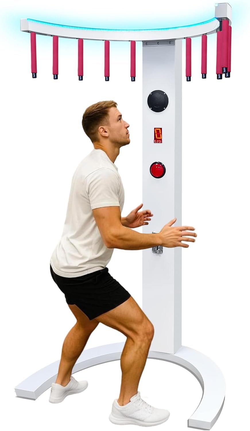 Arcade-spielautomat, Fangstabspiel Zur Förderung Der Hand-Augen-koordination, Reflex-Sticks, Fangstab-Arcade-Spiel Zur Miete, Für Partys, Veranstaltungen, Karneval Und Bars White