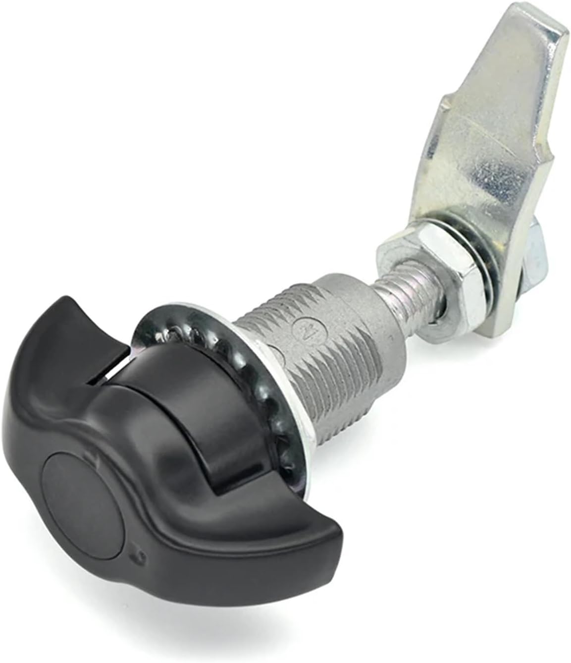 XK245-2 Large Compression Door Lock E3-158-25 Airfoil One-Word Handle Lock Key-Locking Keyed CH751 Metal Wing Knob Lock 1Pcs(XK245-2)