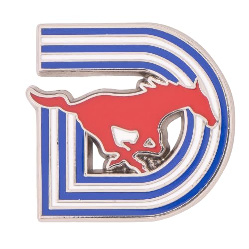 Desert Cactus SMU Mustangs Magnetic Metal Lapel Pin (D)