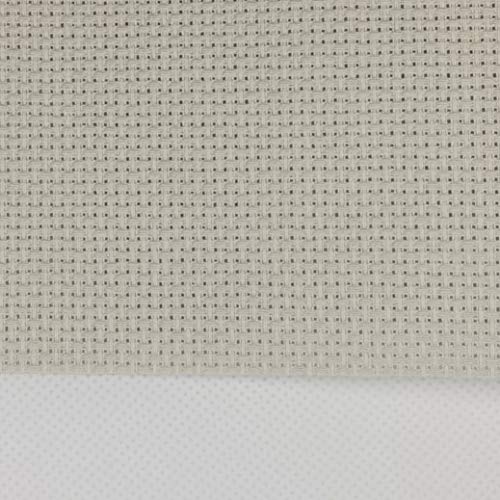 Image of 12 inch x 59 inch 14CT Counted Cotton Aida Cloth Cross Stitch Fabric (Pearl Gray)