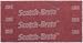 Scotch-Brite 64659 Non-Woven Durable Flex Hand Pad, 4-1/2 in W x 9 in L, 320/400 Grit, A Very Fine Grade, Maroon