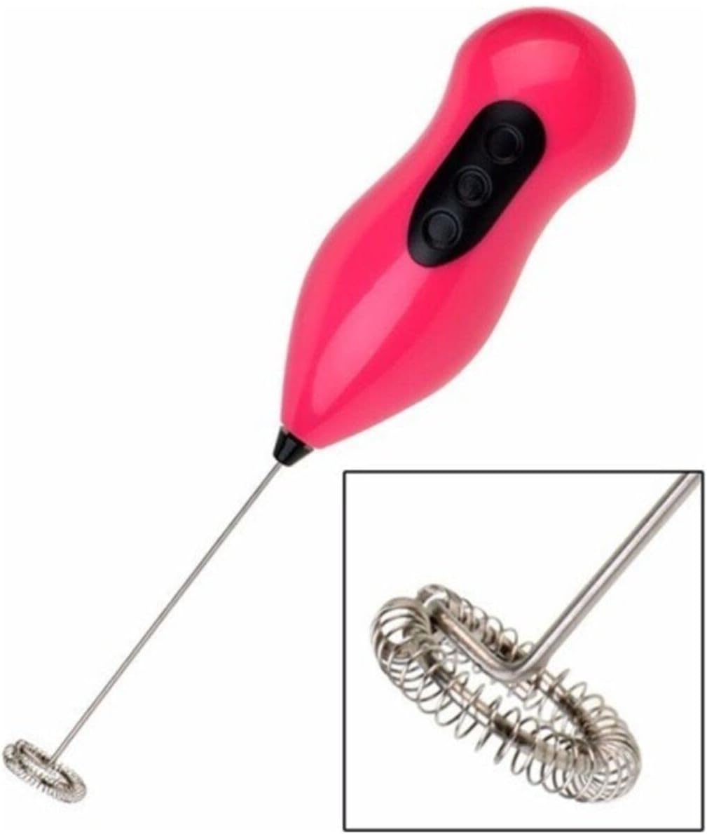 Pilli Mini Mixer Kahve Süt Köpürtücü Karıştırıcı Cappuccino Mixer