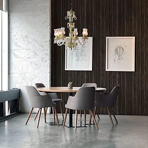 Tempaper Black Linen Grasscloth Removable Peel And Stick Wallpaper, 20.5 In X 16.5 Ft, Made In The Usa #TOP6