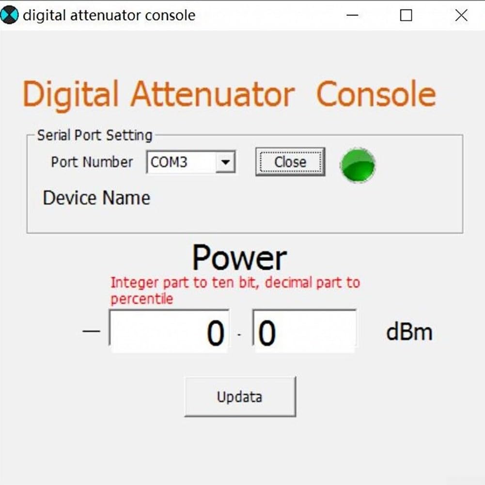 Atténuateur numérique, 6G Digital Programmable Atténuateur 0,25 dB RF Module avec pas de 30 dB et pour écran OLED