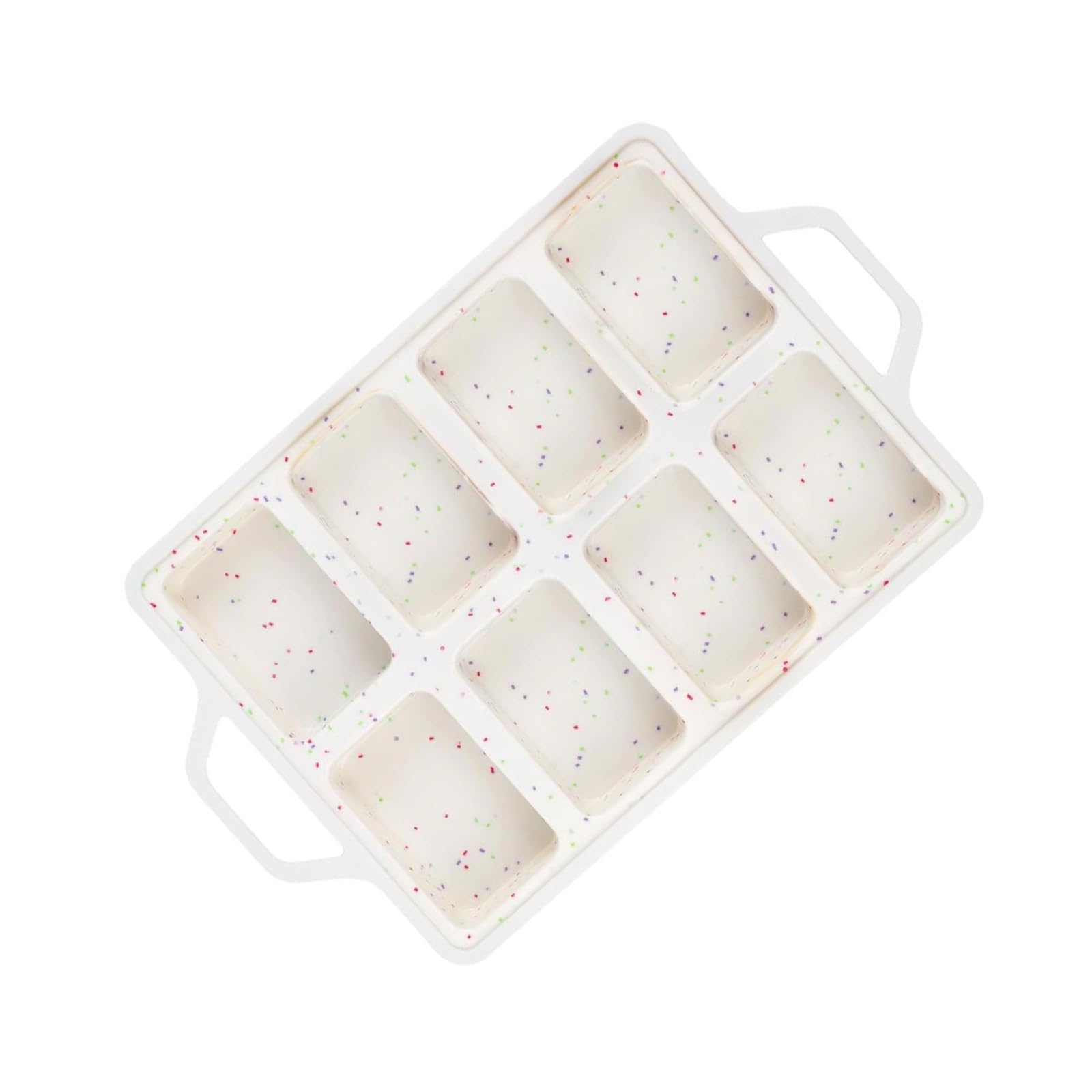 REDYY Silicone Miniature Loaf Pans Nonstick 8 Cavity Bread Baking Mold Small CuPieceake Mould Dishwasher Safe Dessert Bakeware