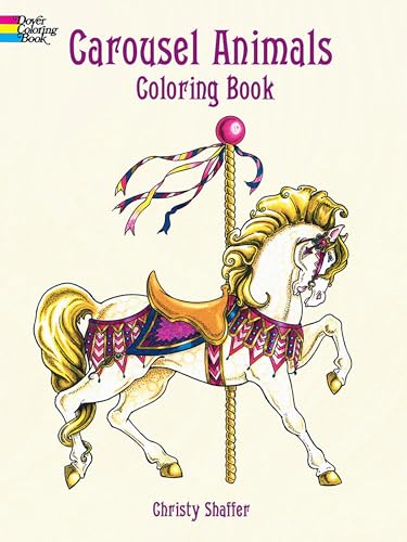 Carousel Animals Coloring Book view 2