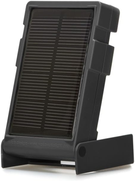 Light Solar-Powered LED Flashlight, Black
