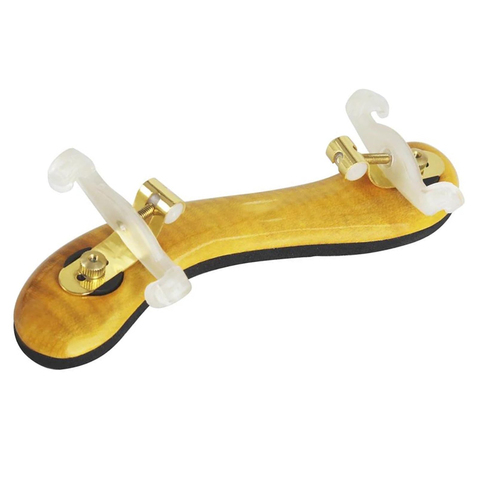 Reposapiés para violín Almohadilla de hombro ajustable para violín accesorios profesionales para instrumentos de cuerda 1/2 1/4 3/4 y 4/4 color negro(1-2 1-4)