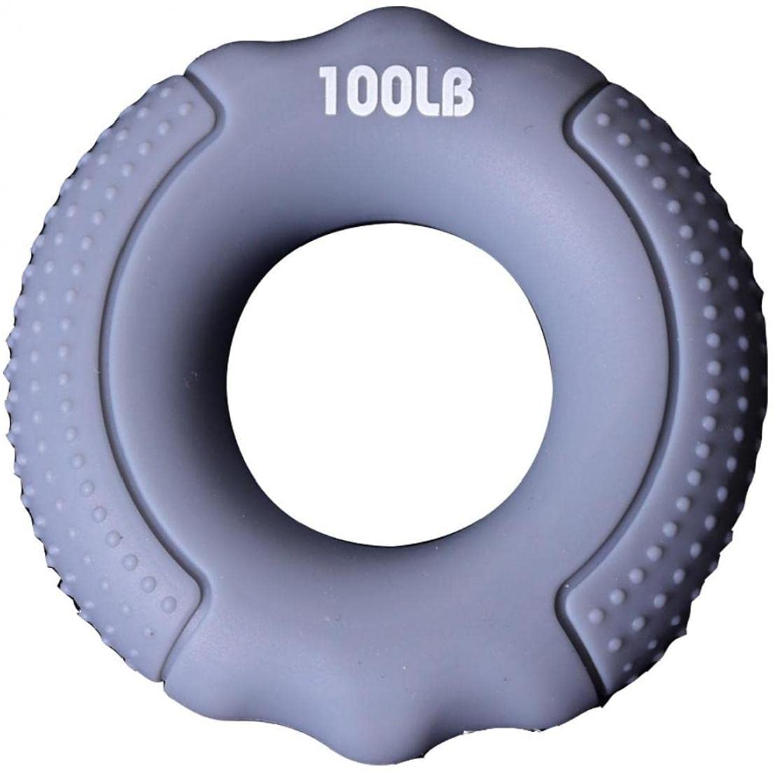 Onsinic Grey Strength Hand Grip Silicone Ring Hand Resistance Band Finger Stretcher-Exercise Forearm Wrist Training Carpal Expander