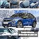 Autoabdeckung Wasserdicht Ersatz für VW T-ROC 2017-2024, Sonnenfest Hälfte Autoabdeckung, Halbgarage UV Beständige Halbe Auto Abdeckplane Staubdicht Schneefest Outdoor Indoor