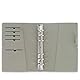 Filofax Domino Persönlicher Organiser Gummibandverschluss nachfüllbar 95 x 171 mm schwarz