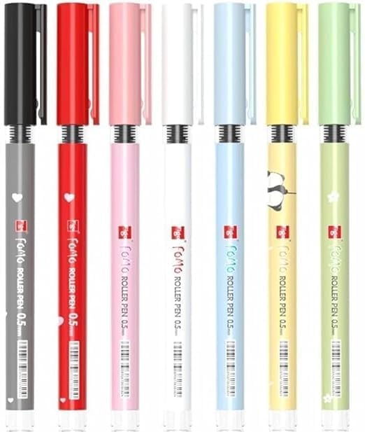 Image of MSGH Figo Fomo Panda Liquid Roller Pen (Blue Pen(pack of 10pcs))