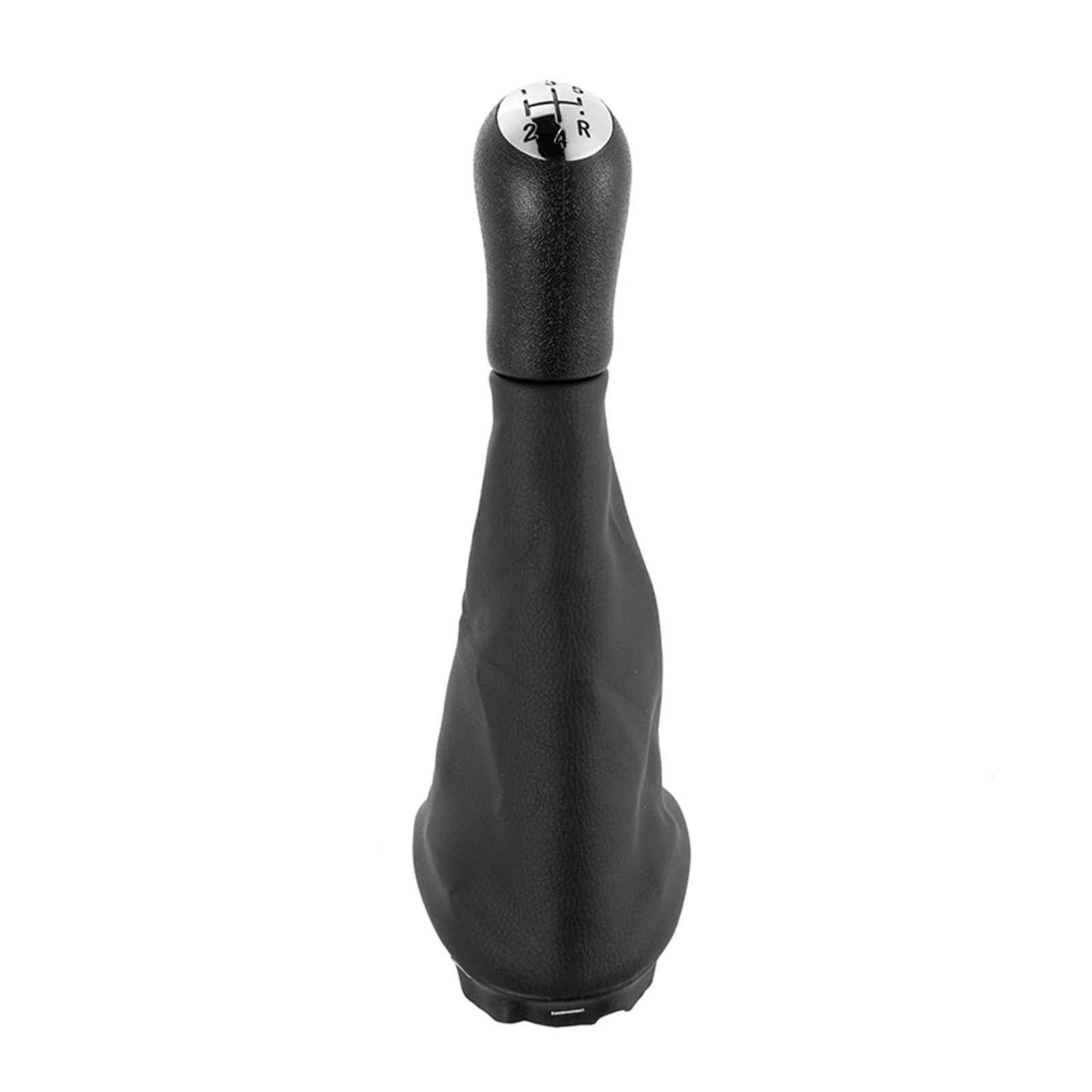 Grozzy Universal Shifter Handle 5 for Speed Leather Gear Shift Knob Lever for Renault for Clio 2 II for Megane for Kangoo(Plastic-Suit)