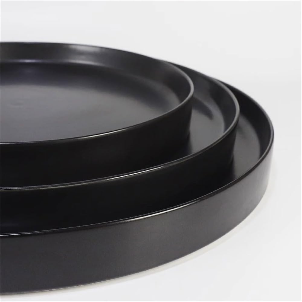 Sottovasi per Fiori Pallet Rotondo for Piante da Fiori in Ceramica Vaso(Piccolo)