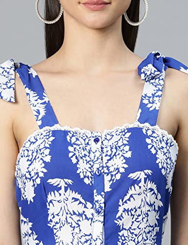 Image of oxolloxo Truffle Orange Printed Women Long Dress