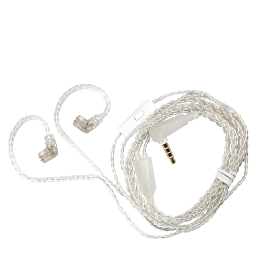 KZ 0.75MM QDC Type C Replacement Cable, 25 Core Silver-Plated in Ear Monitor 2 Pin Plug Replacement Cable ZS10PRO/AST/AS16 (3.5MM Plug With Mic, 0.75MM Type C (QDC)) (B09M9YWDSV) Amazon Price History, Amazon Price Tracker