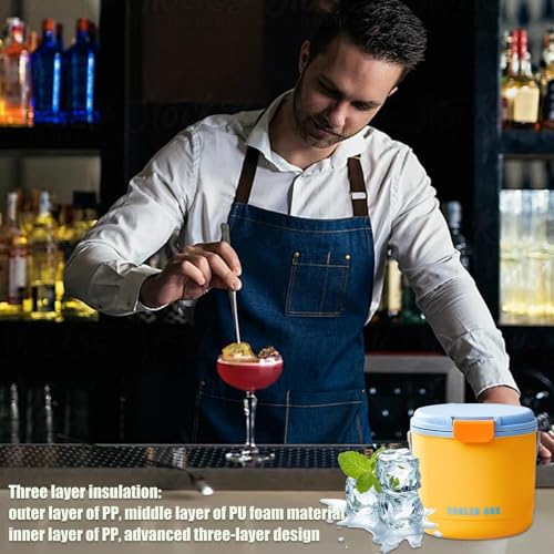 Seau à glace d'extérieur à triple isolation avec couvercle pour vin - 3