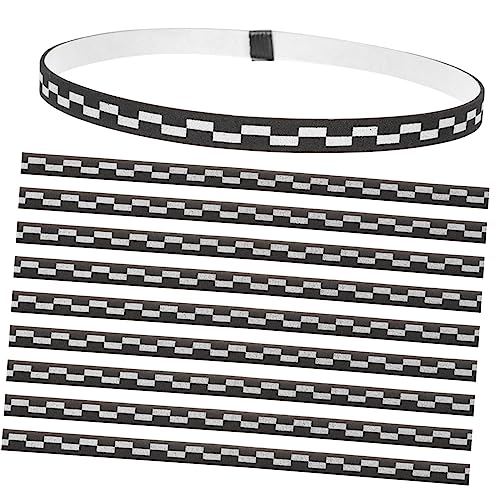 Mikikit 10Rolls Racket Protector Tape Portable Adhesive Edge Guard for Table Tennis Vibration Reduction Stability Enhancer Design for Professional Use