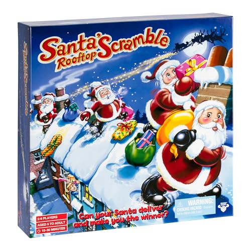 Santa's Rooftop Scramble juego de mesa familiar miniatura 5