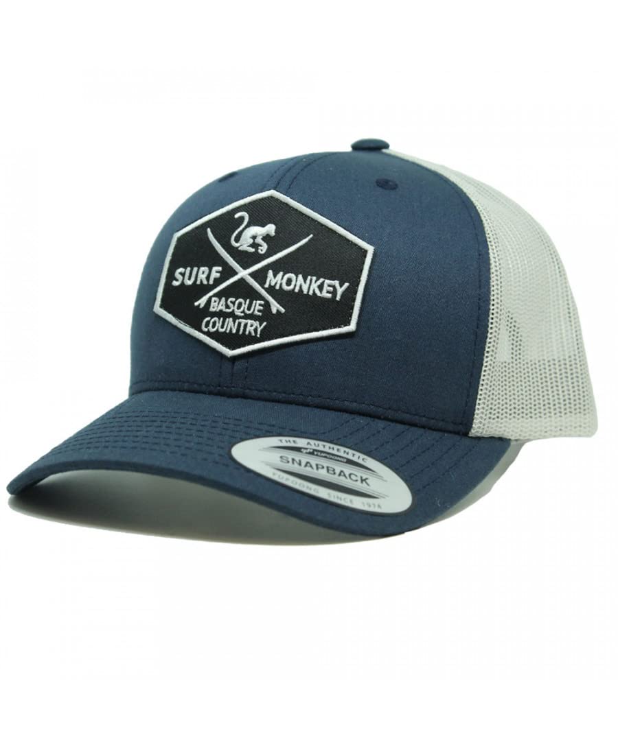 SURF MONKEY Gorra Tipo Trucker Origins Beisbol Ajustable - Gorras de Hombre/Mujer Surf Monkey®