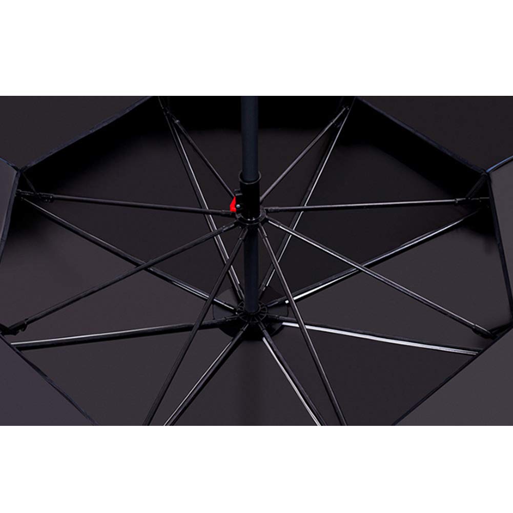 AKT Grand Parapluie de Pêche Auvent Extérieur de Parasol de Plage de Camping Anti-UV de Protection Solaire Anti-Pluie Bâche Étanche Portable