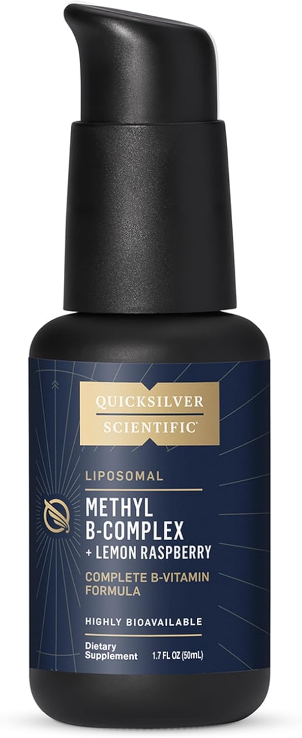 Quicksilver Scientific Methyl B Complex, Vitamin B6, B12, B1, 50 ml