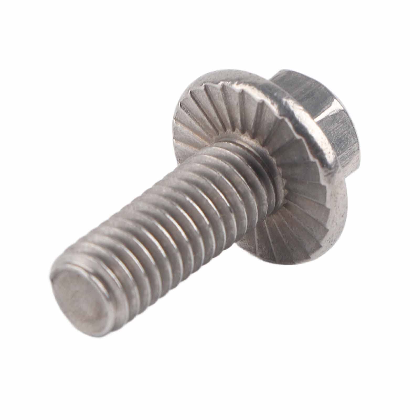 SS304 Flange Bolt, Pack of 10 M6 Stainless Steel Hex Flange Bolts, Cap Screw, Washer Head Bolts, Fastener, Hex Flange Screws (M6 x 20 SS304 Flange Bolt, Pack of 10 M6 Stainless Steel Hex Flange Bolts, Cap Screw, Washer Head Bolts, Fastener, Hex Flange Screws (M6 x 20