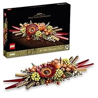 LEGO Icons Dried Flower Centerpiece Building Sets for Adults, Ages 18+ Years - Fall & Thanksgiving Decorations for Dinner Table or Mantel - 10314